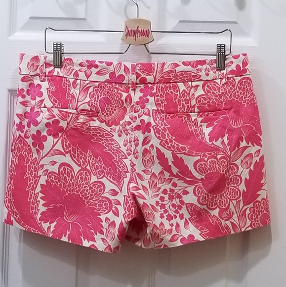 🌞Kenar bright pink flower print shorts - Picture 3 of 6